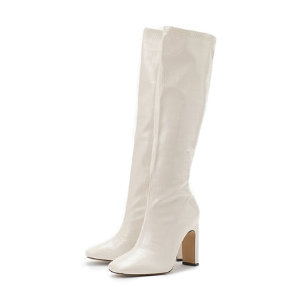 Wastaria-Stiefel mit Krokodileffekt