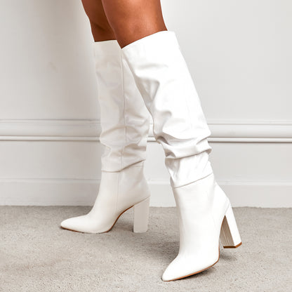 Wastaria Twisted Kniehohe Stiefel