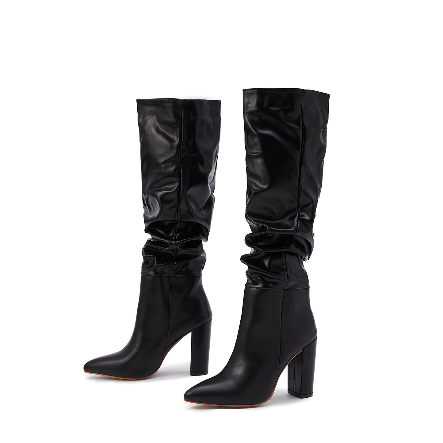 Wastaria Twisted Kniehohe Stiefel