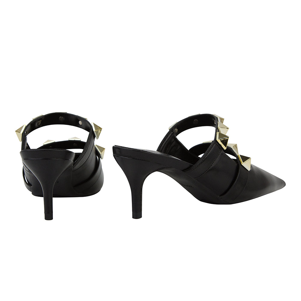 Begonia Rivets Mules