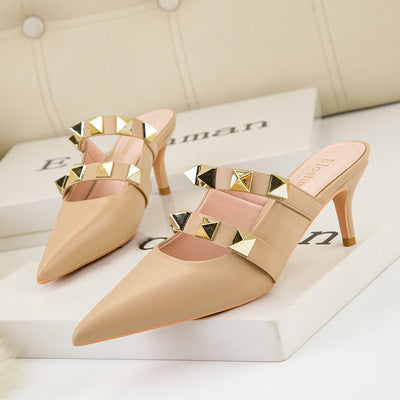 Begonia Rivets Mules
