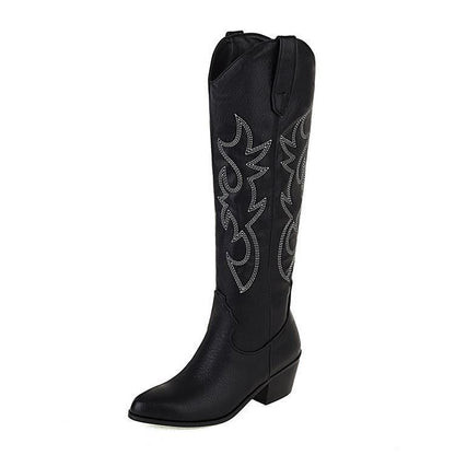 Begonia Knee-high Western Boots